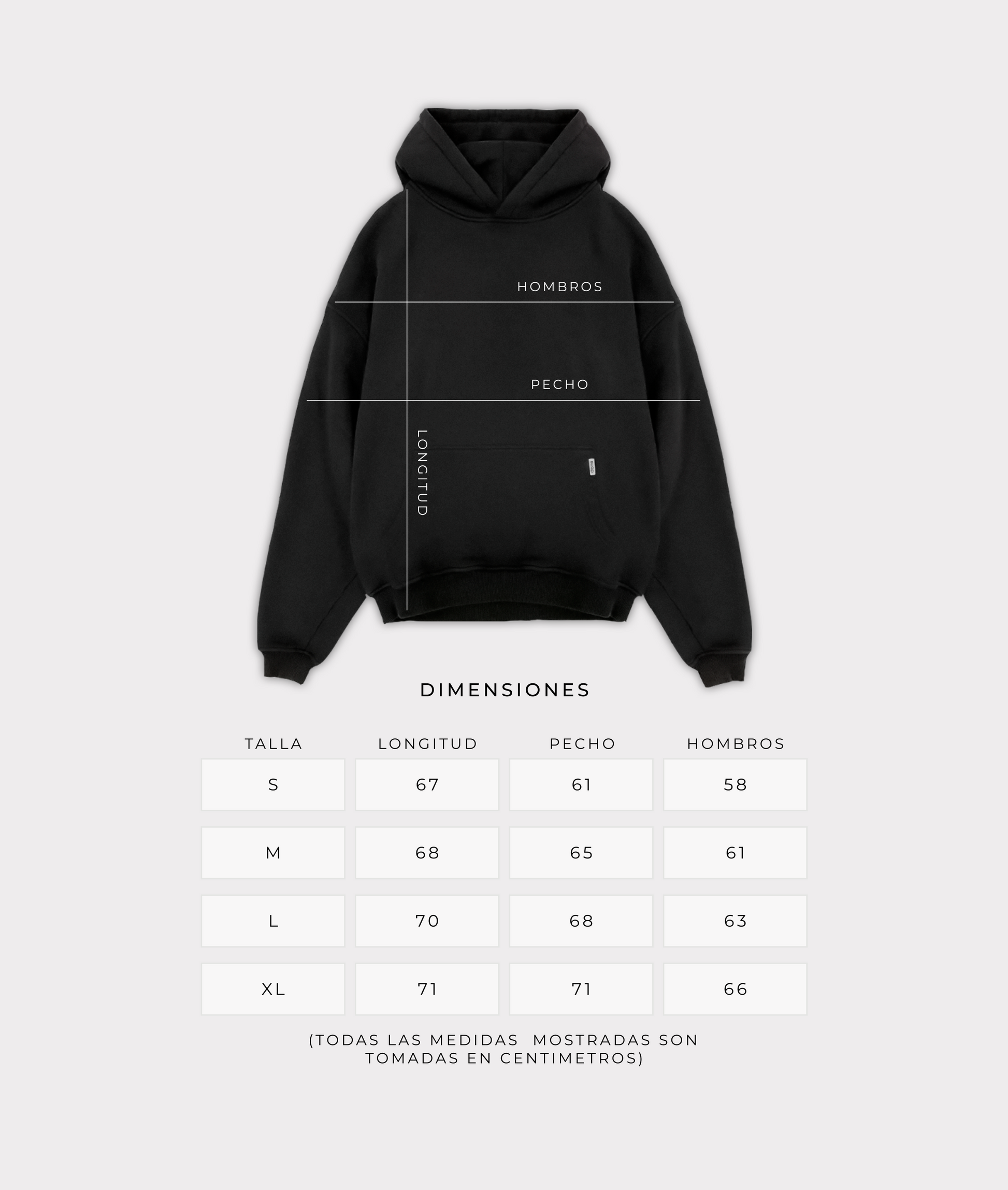 TRIPLE BLACK ESSENTIAL HOODIE