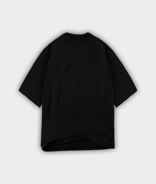 BLACK ESSENTIAL MOCK NECK - Guridi